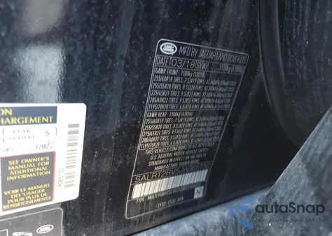 2018 Land Rover Discovery Hse Luxury from USA, damaged, VIN SALRT2RV5JA065150